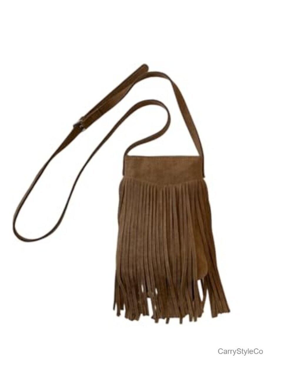 Suede Fringe Crossbody Bag Boho Western Hippie Cowgirl Phone Purse Tassel